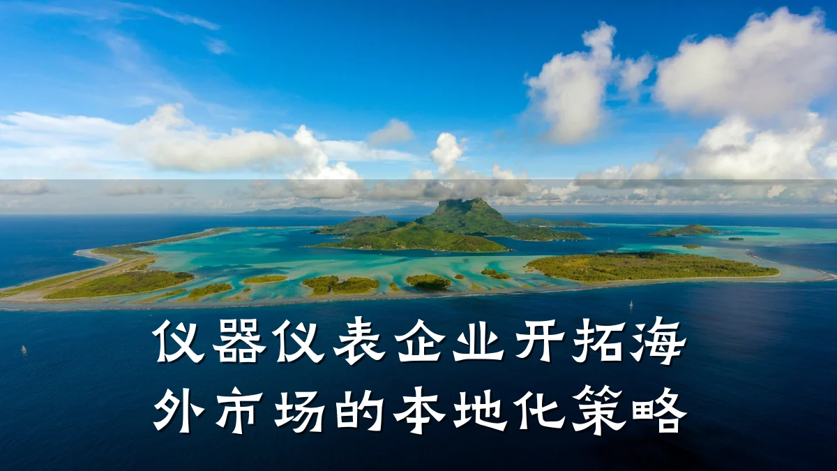 仪器仪表企业开拓海外市场的本地化策略