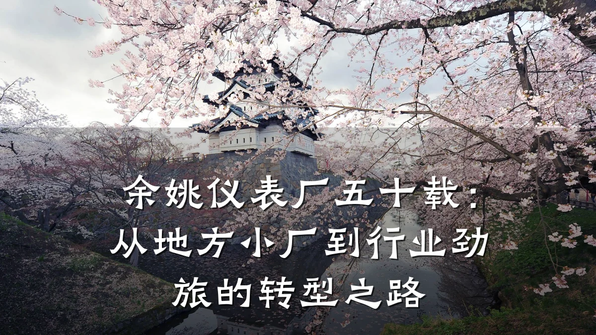 余姚仪表厂五十载:从地方小厂到行业劲旅的转型之路