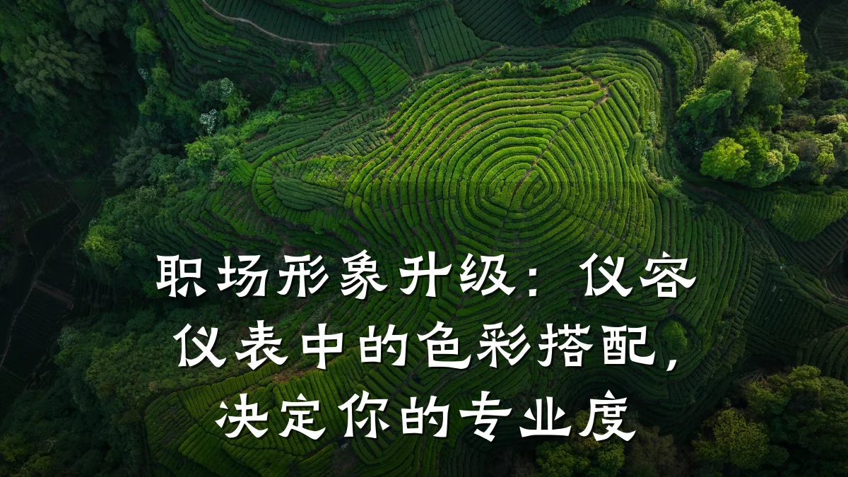 职场形象升级:仪容仪表中的色彩搭配,决定你的专业度