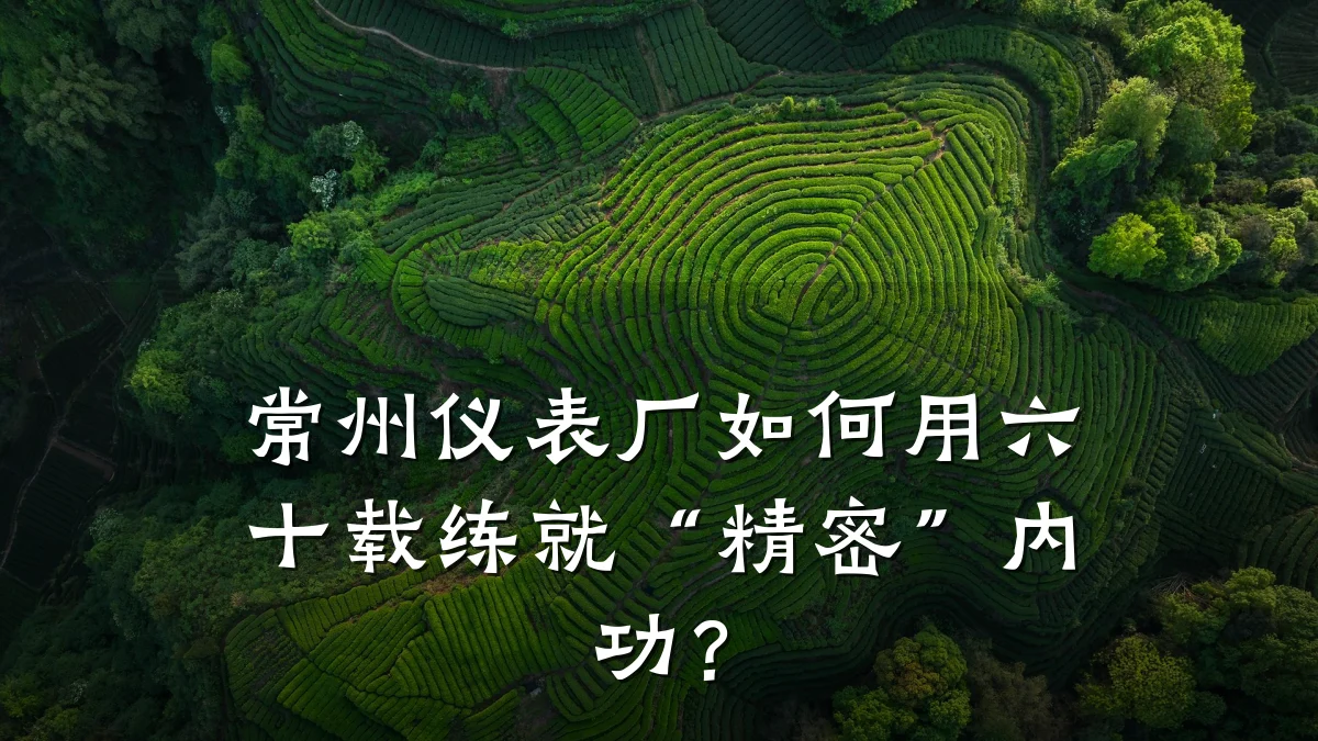 常州仪表厂如何用六十载练就“精密”内功?