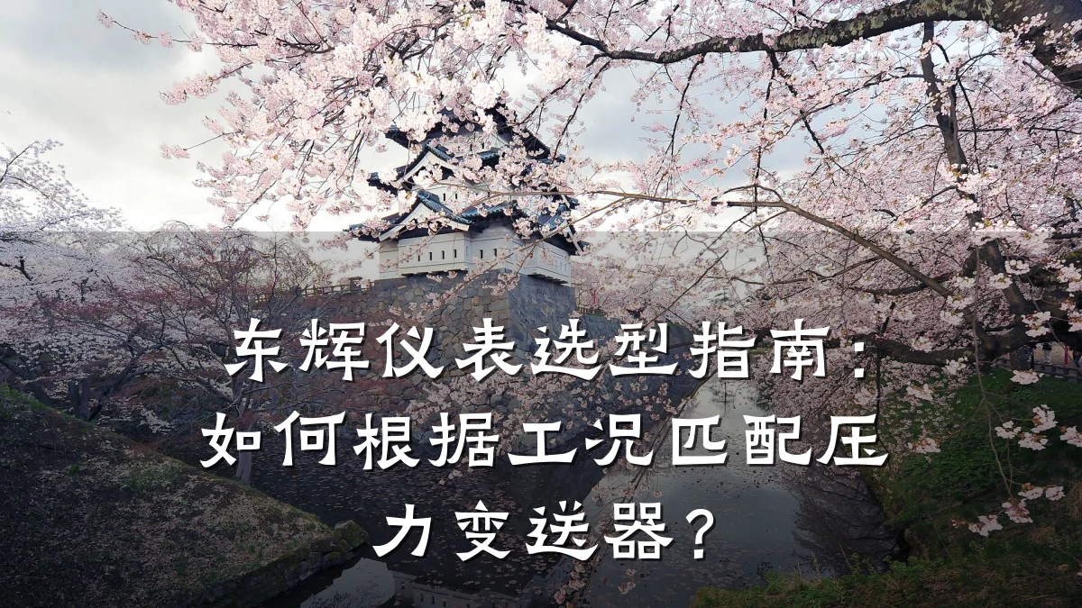东辉仪表选型指南:如何根据工况匹配压力变送器?