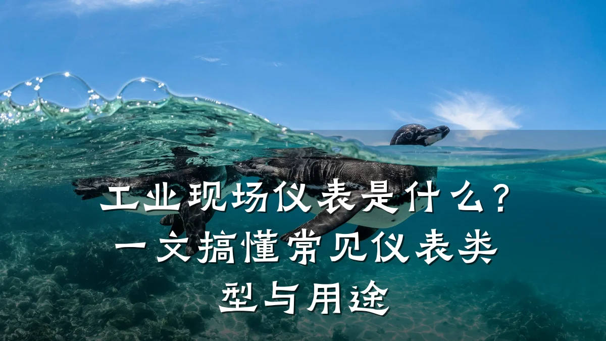 工业现场仪表是什么?一文搞懂常见仪表类型与用途