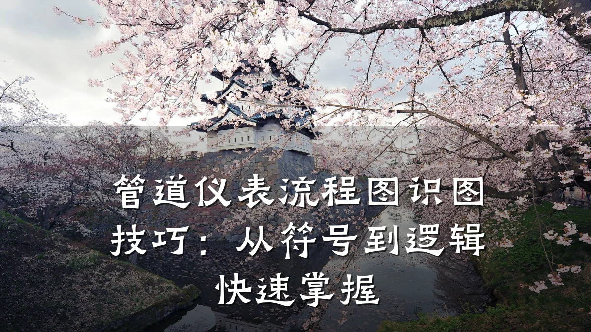 管道仪表流程图识图技巧:从符号到逻辑快速掌握