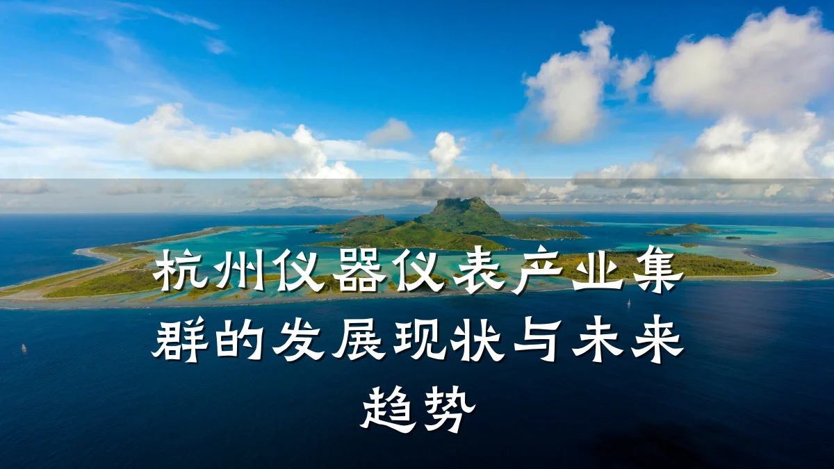 杭州仪器仪表产业集群的发展现状与未来趋势