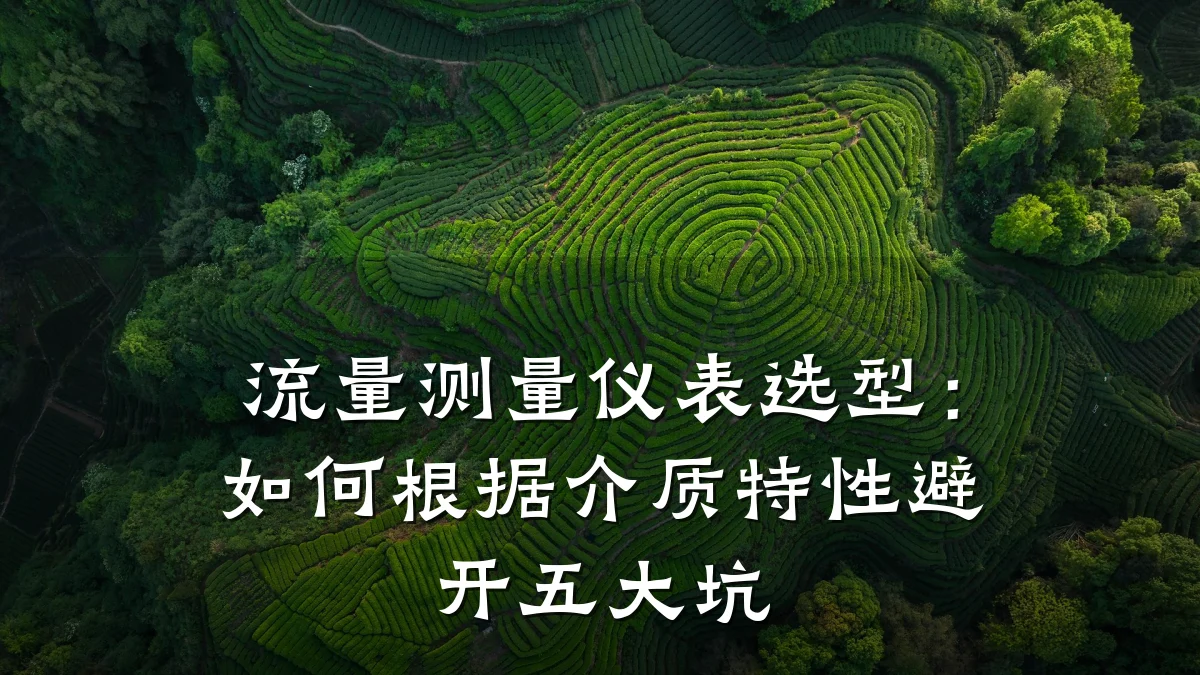 流量测量仪表选型:如何根据介质特性避开五大坑