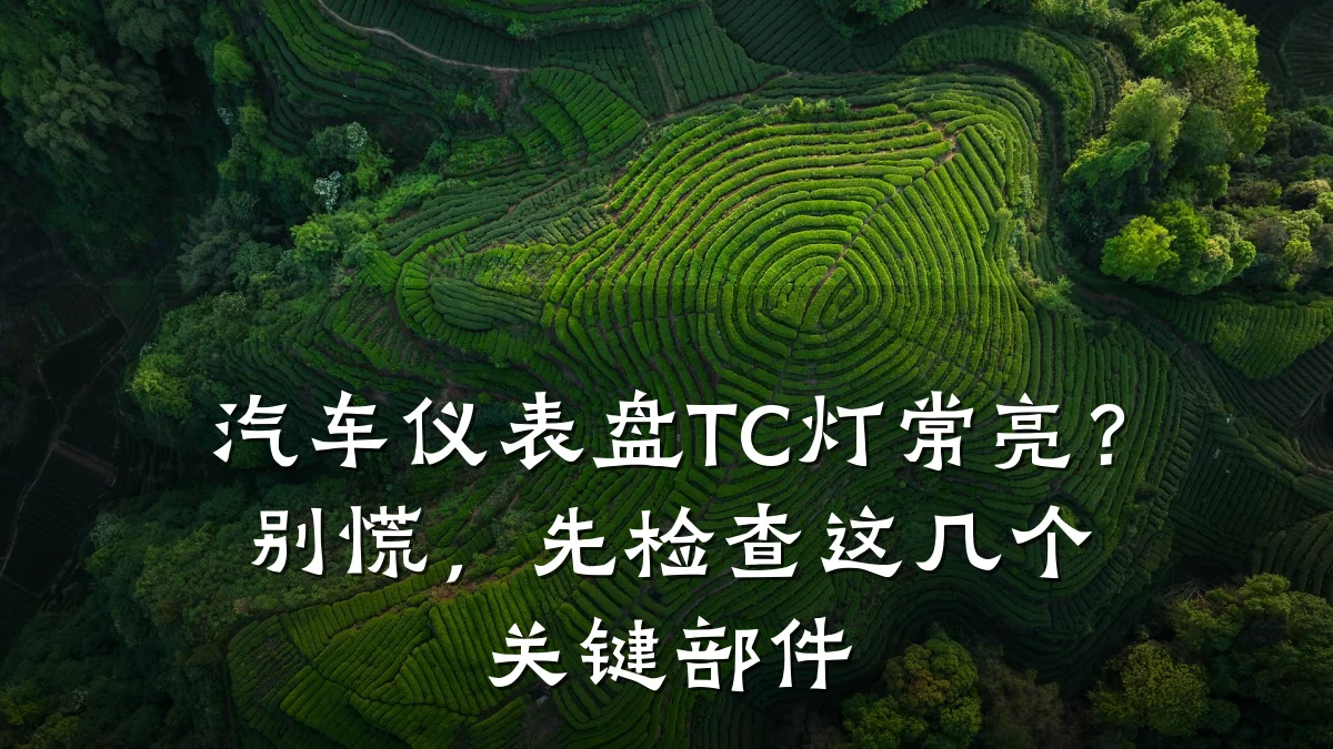 汽车仪表盘TC灯常亮?别慌,先检查这几个关键部件