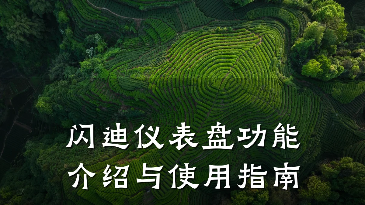 闪迪仪表盘功能介绍与使用指南