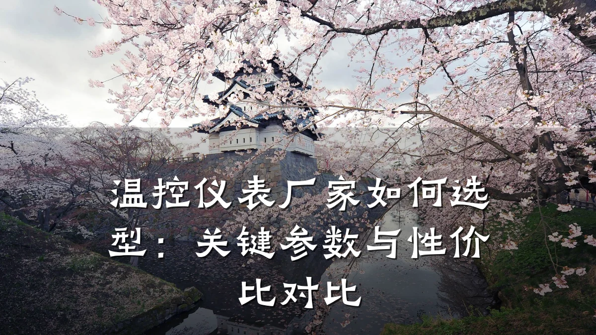温控仪表厂家如何选型:关键参数与性价比对比