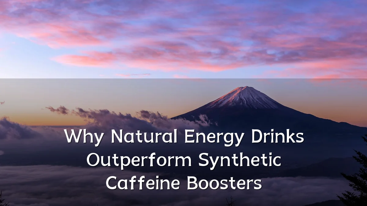 Why Natural Energy Drinks Outperform Synthetic Caffeine Boosters