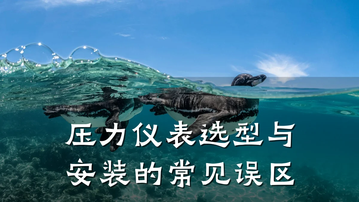 压力仪表选型与安装的常见误区