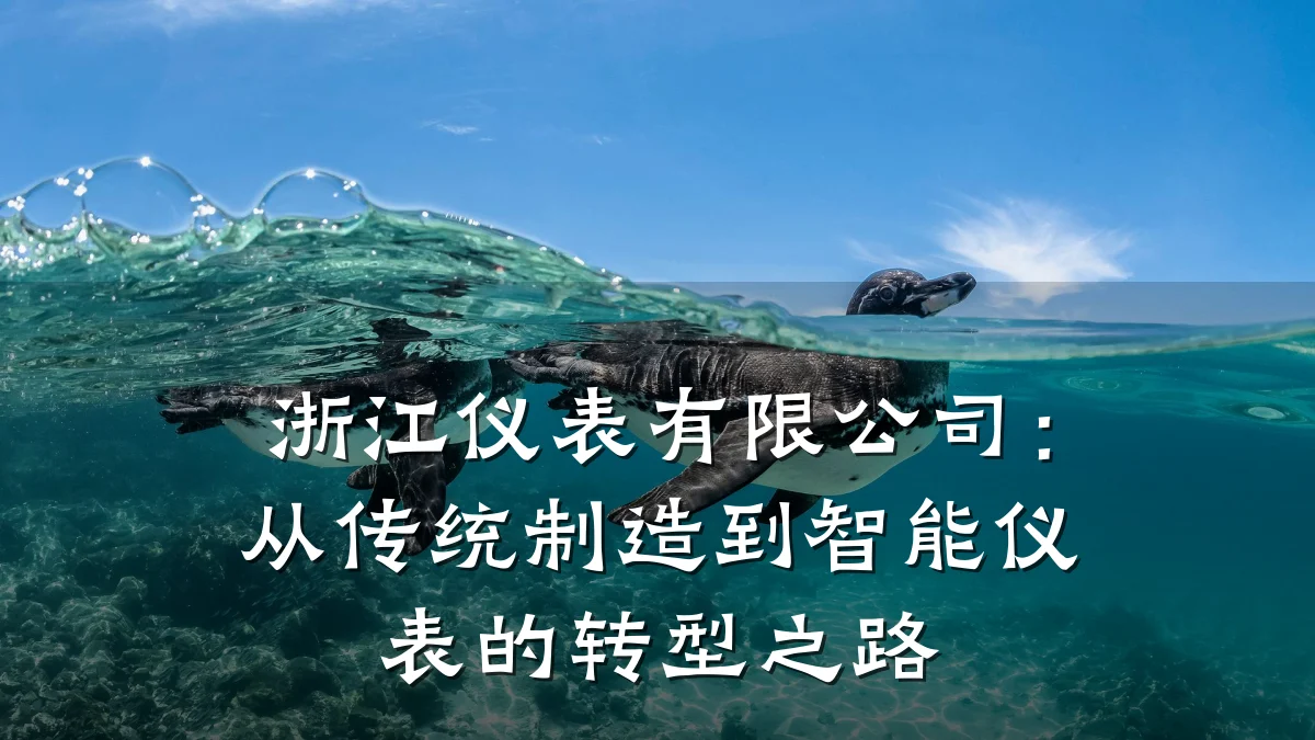 浙江仪表有限公司：从传统制造到智能仪表的转型之路