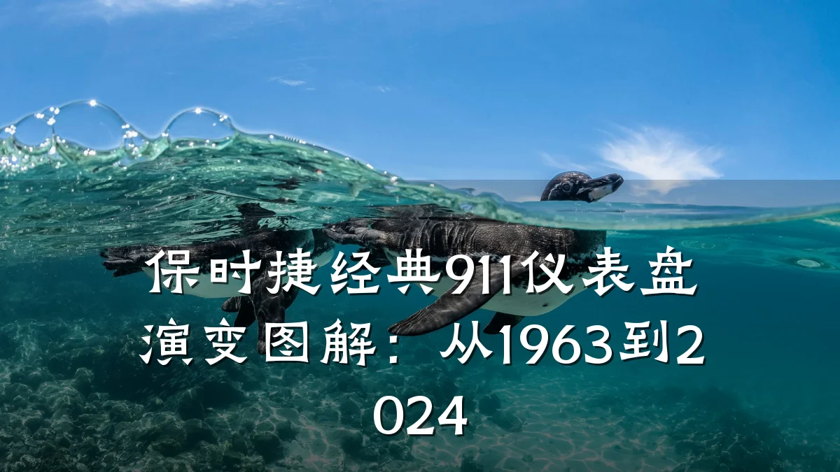 保时捷经典911仪表盘演变图解:从1963到2024
