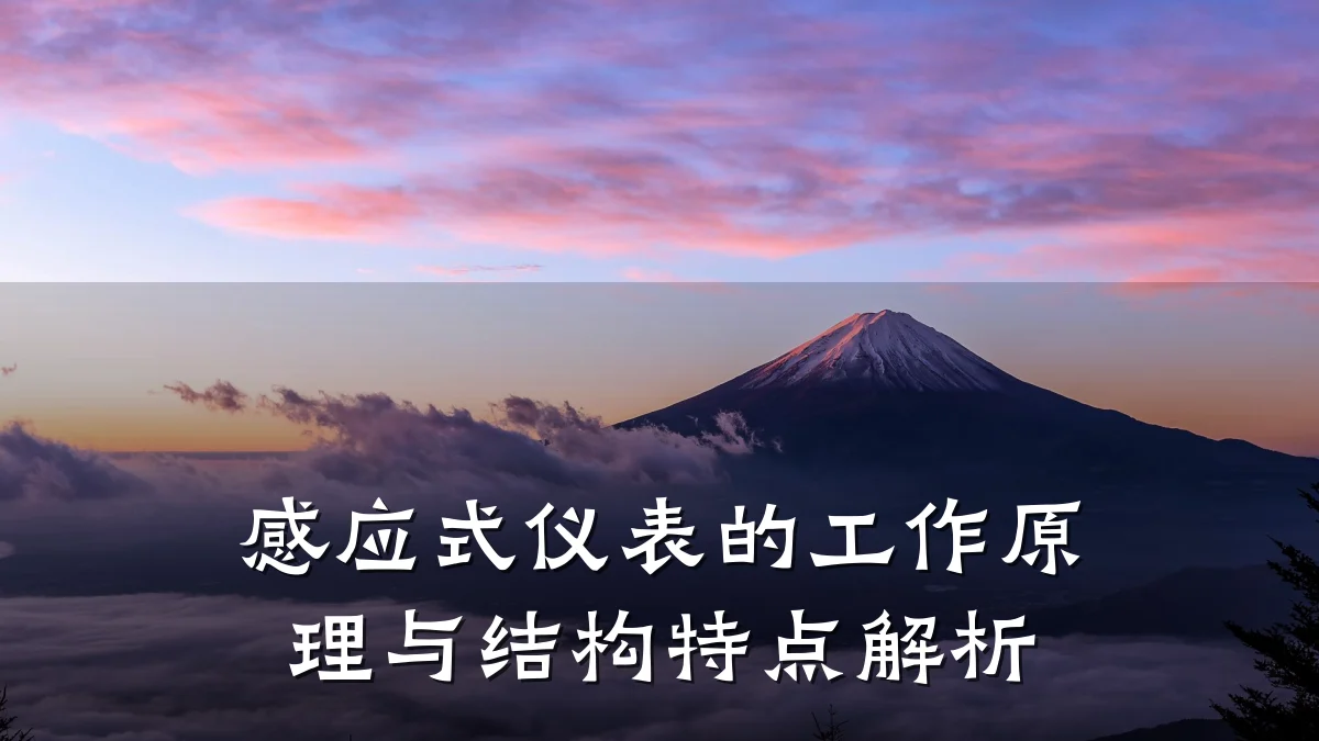 感应式仪表的工作原理与结构特点解析