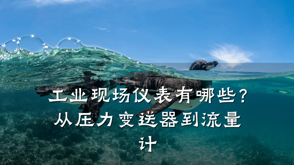 工业现场仪表有哪些?从压力变送器到流量计