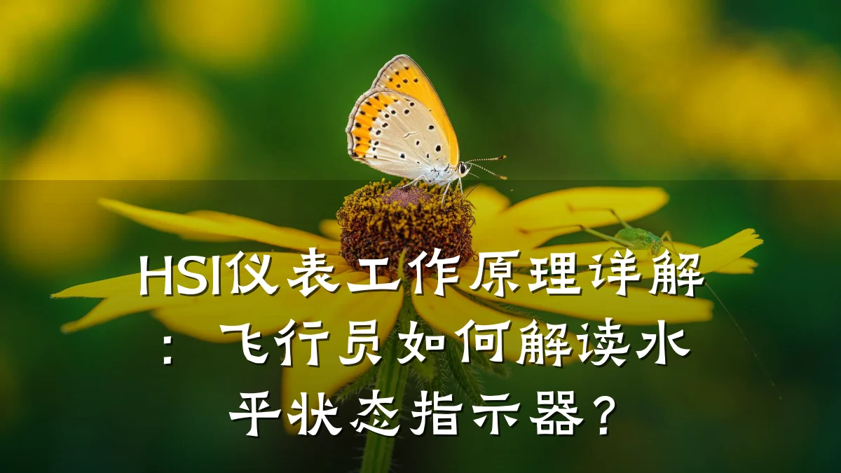 HSI仪表工作原理详解:飞行员如何解读水平状态指示器?