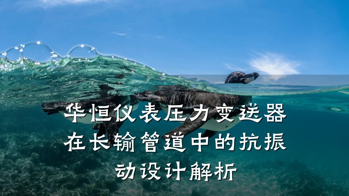 华恒仪表压力变送器在长输管道中的抗振动设计解析