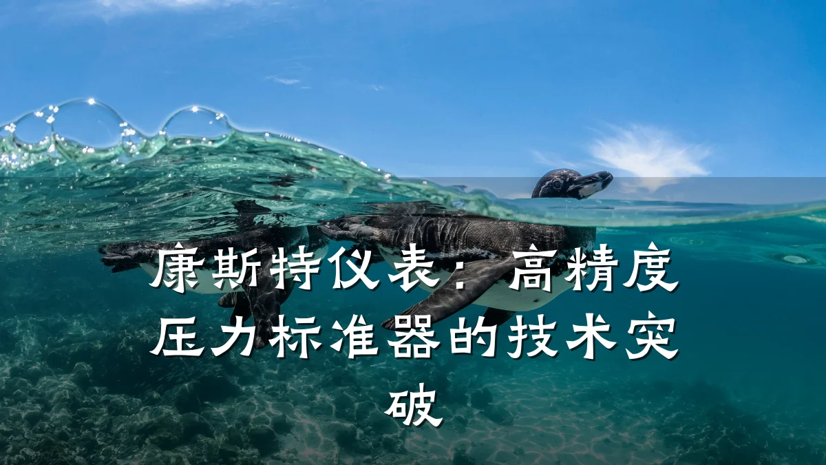 康斯特仪表:高精度压力标准器的技术突破
