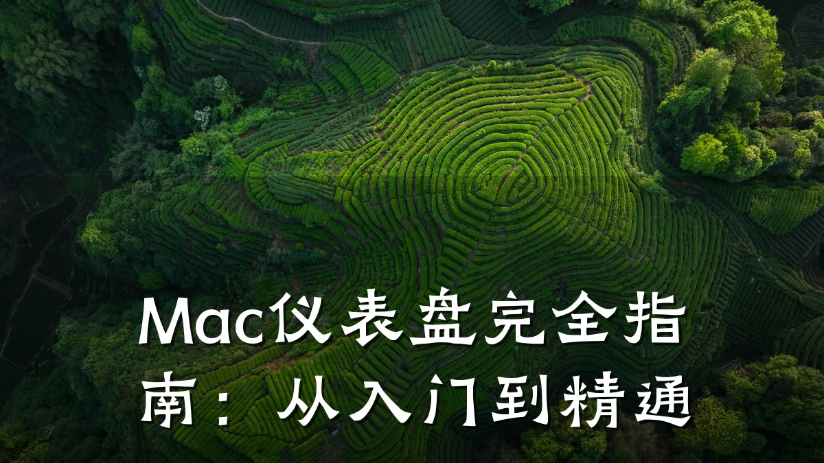 Mac仪表盘完全指南:从入门到精通