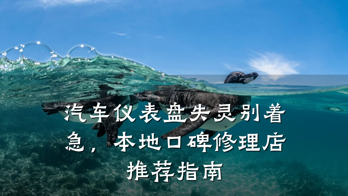 汽车仪表盘失灵别着急,本地口碑修理店推荐指南