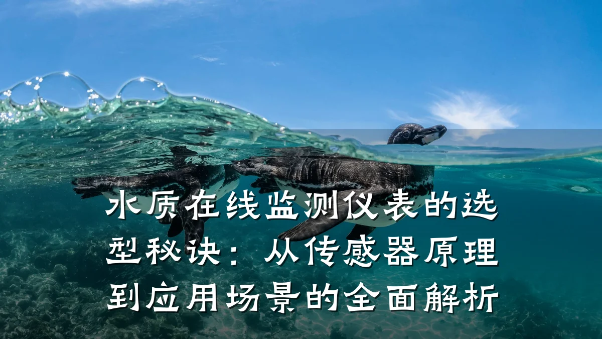 水质在线监测仪表的选型秘诀：从传感器原理到应用场景的全面解析