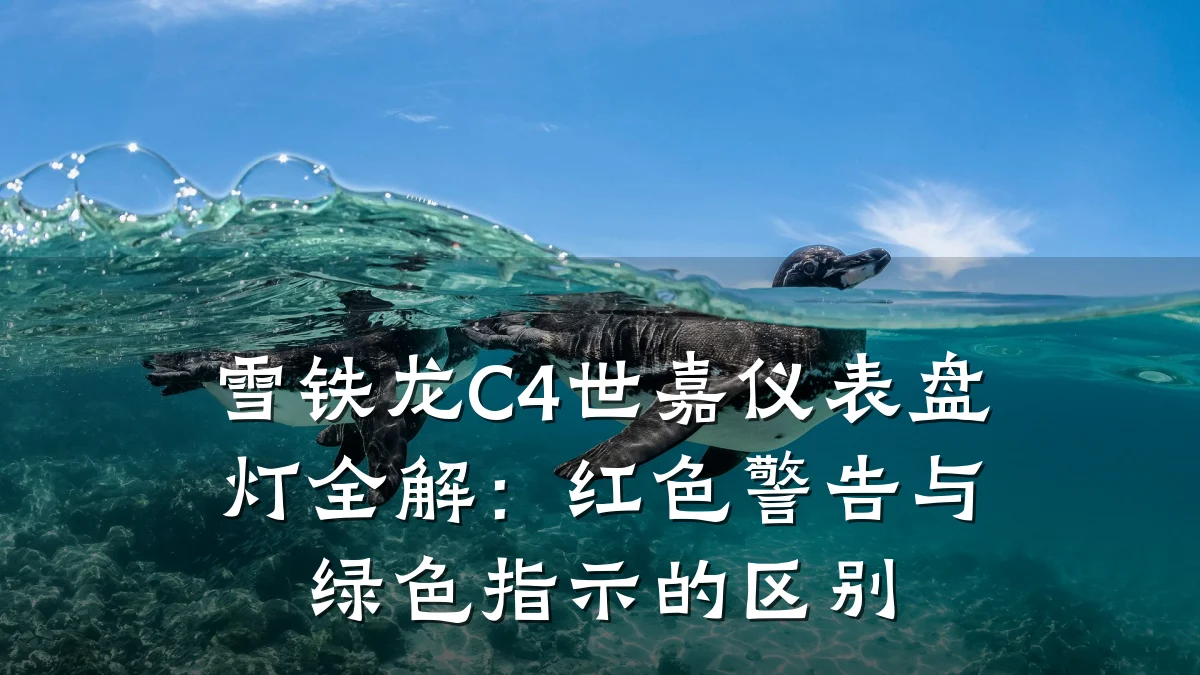 雪铁龙C4世嘉仪表盘灯全解：红色警告与绿色指示的区别