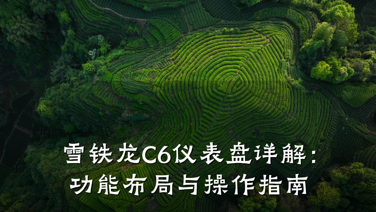 雪铁龙C6仪表盘详解:功能布局与操作指南