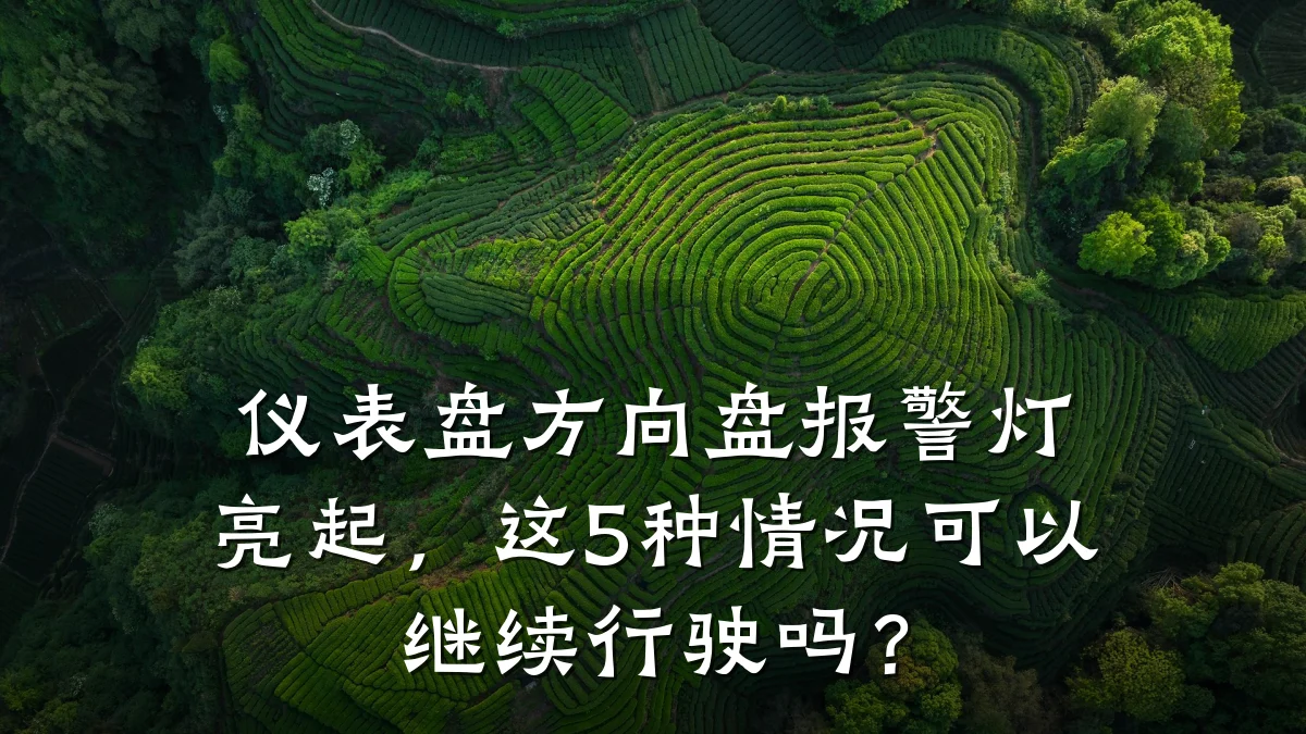 仪表盘方向盘报警灯亮起，这5种情况可以继续行驶吗？