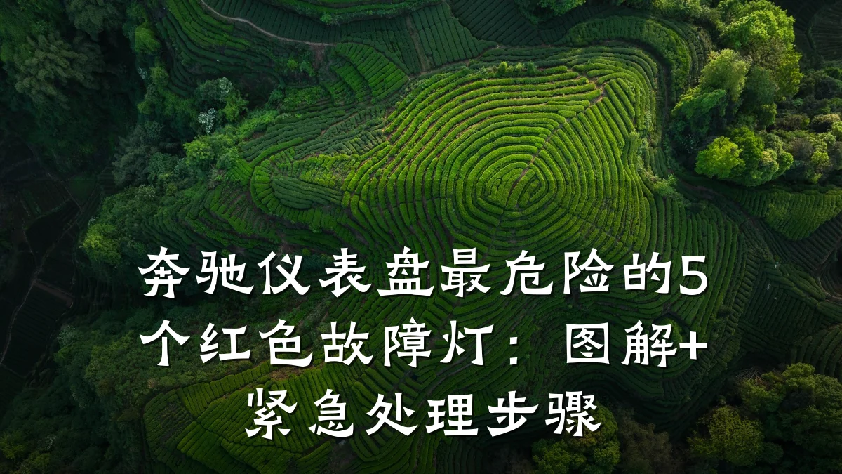 奔驰仪表盘最危险的5个红色故障灯：图解+紧急处理步骤