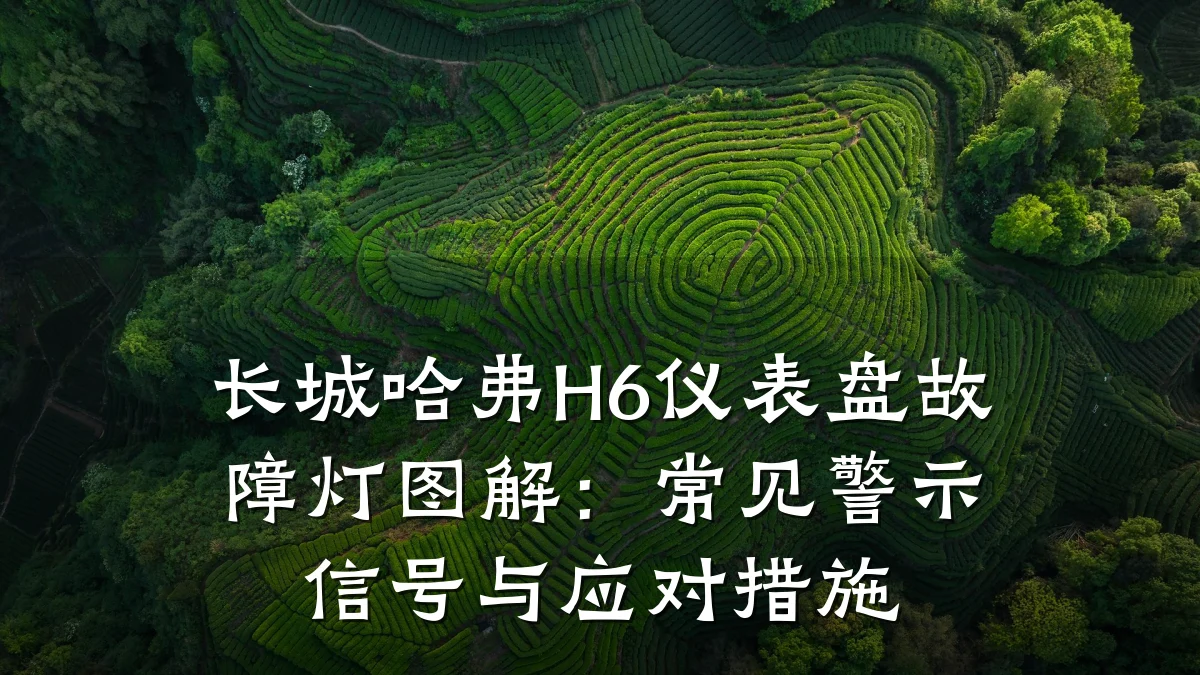 长城哈弗H6仪表盘故障灯图解:常见警示信号与应对措施