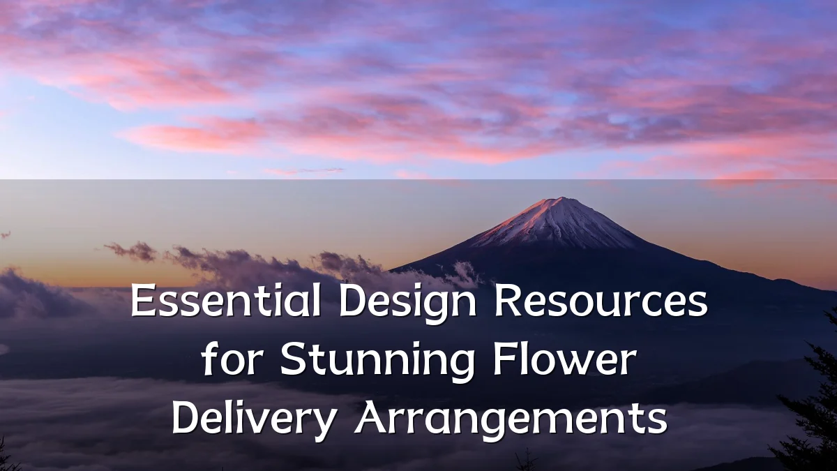 Essential Design Resources for Stunning Flower Delivery Arrangements
