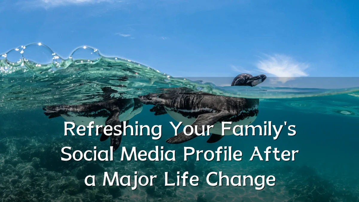 Refreshing Your Family's Social Media Profile After a Major Life Change