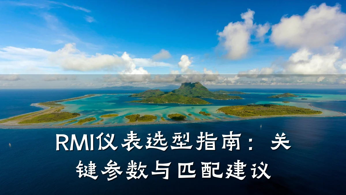 RMI仪表选型指南:关键参数与匹配建议