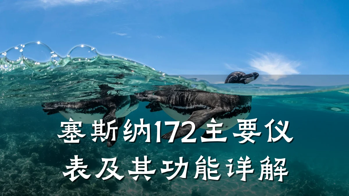 塞斯纳172主要仪表及其功能详解