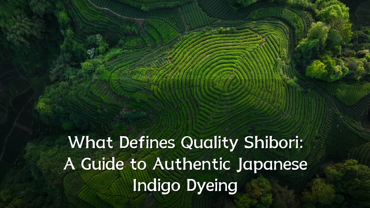 What Defines Quality Shibori: A Guide to Authentic Japanese Indigo Dyeing