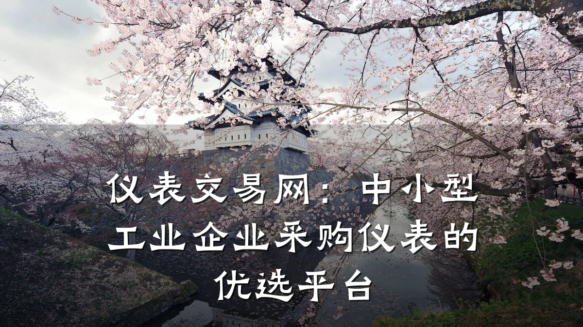 仪表交易网:中小型工业企业采购仪表的优选平台