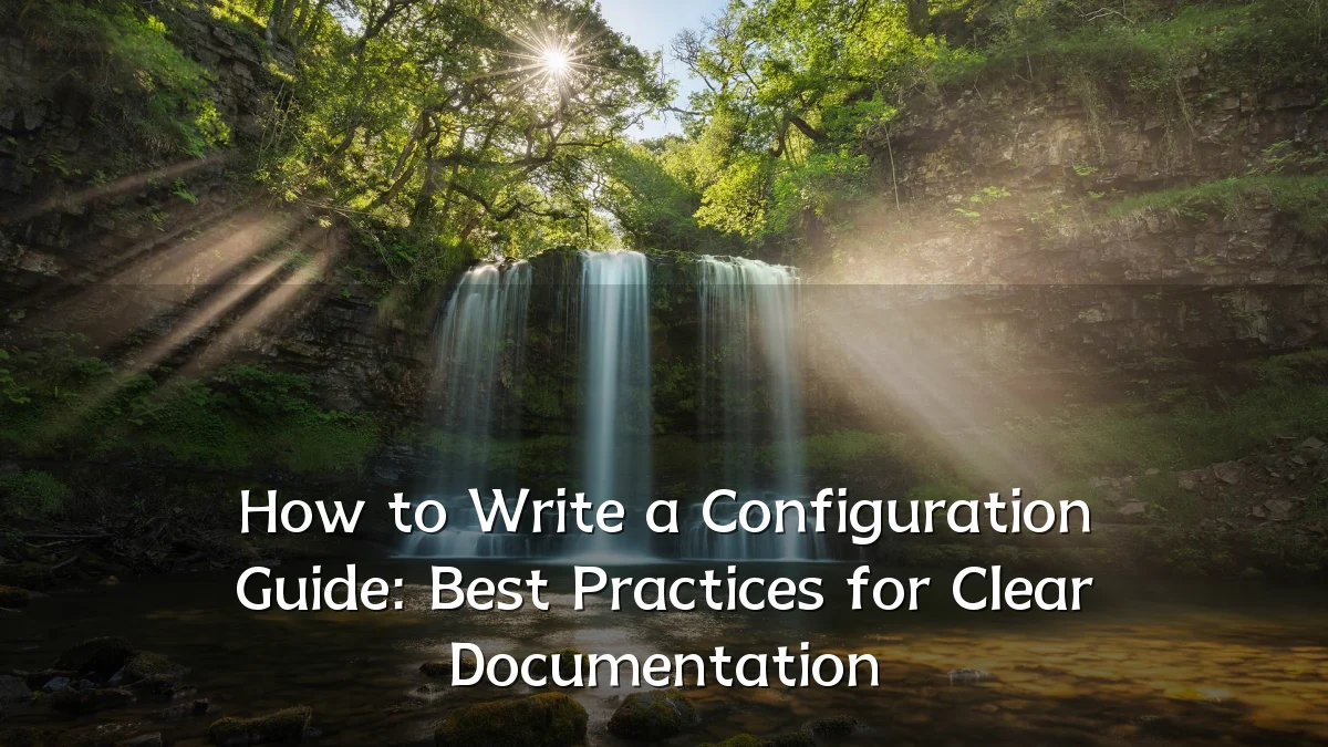 How to Write a Configuration Guide: Best Practices for Clear Documentation