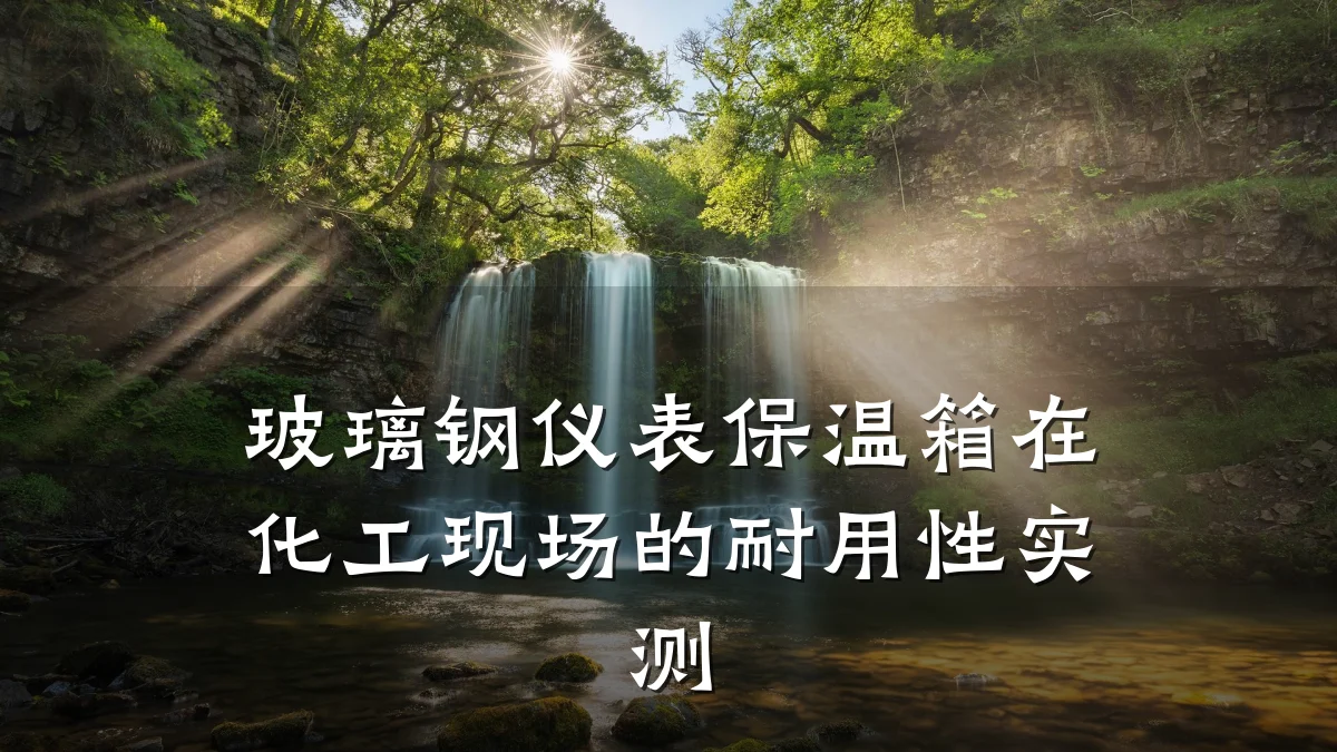 玻璃钢仪表保温箱在化工现场的耐用性实测
