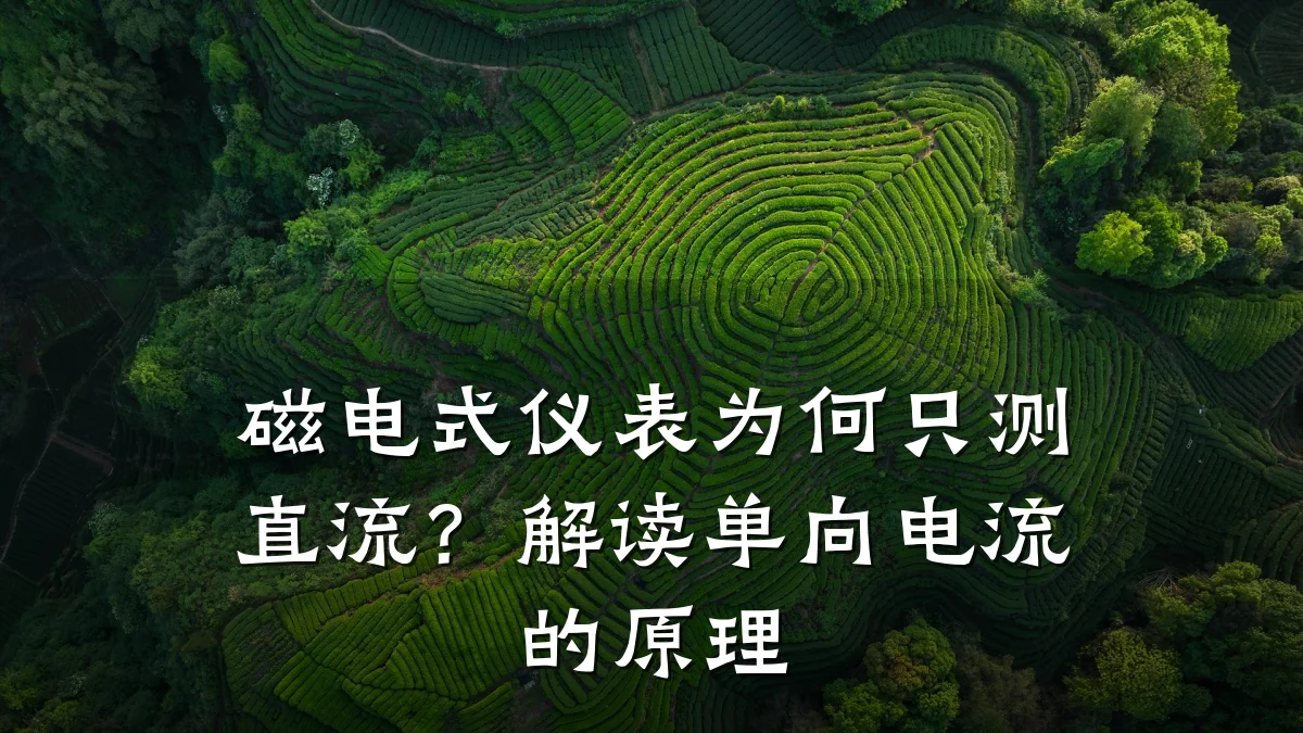 磁电式仪表为何只测直流？解读单向电流的原理