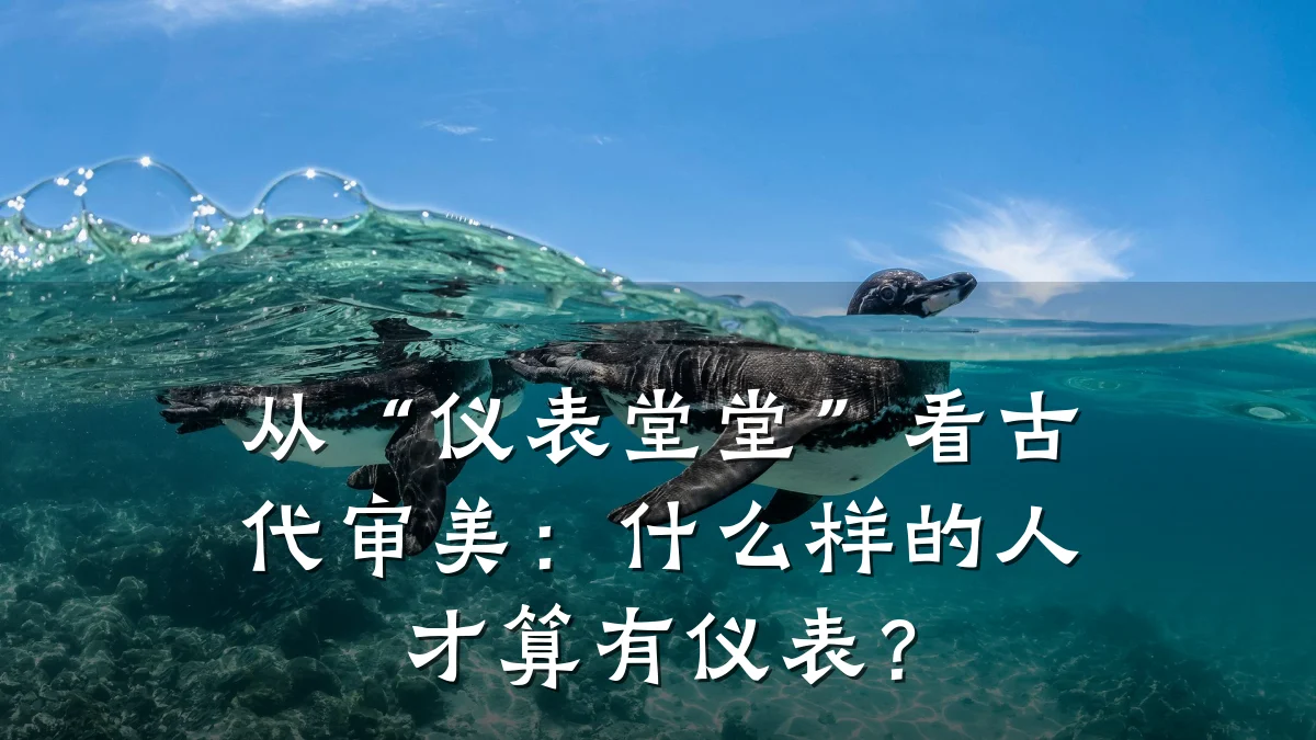从“仪表堂堂”看古代审美:什么样的人才算有仪表?