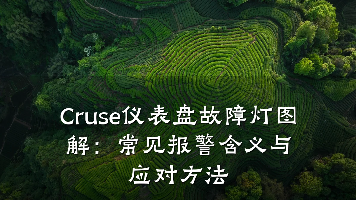 Cruse仪表盘故障灯图解:常见报警含义与应对方法