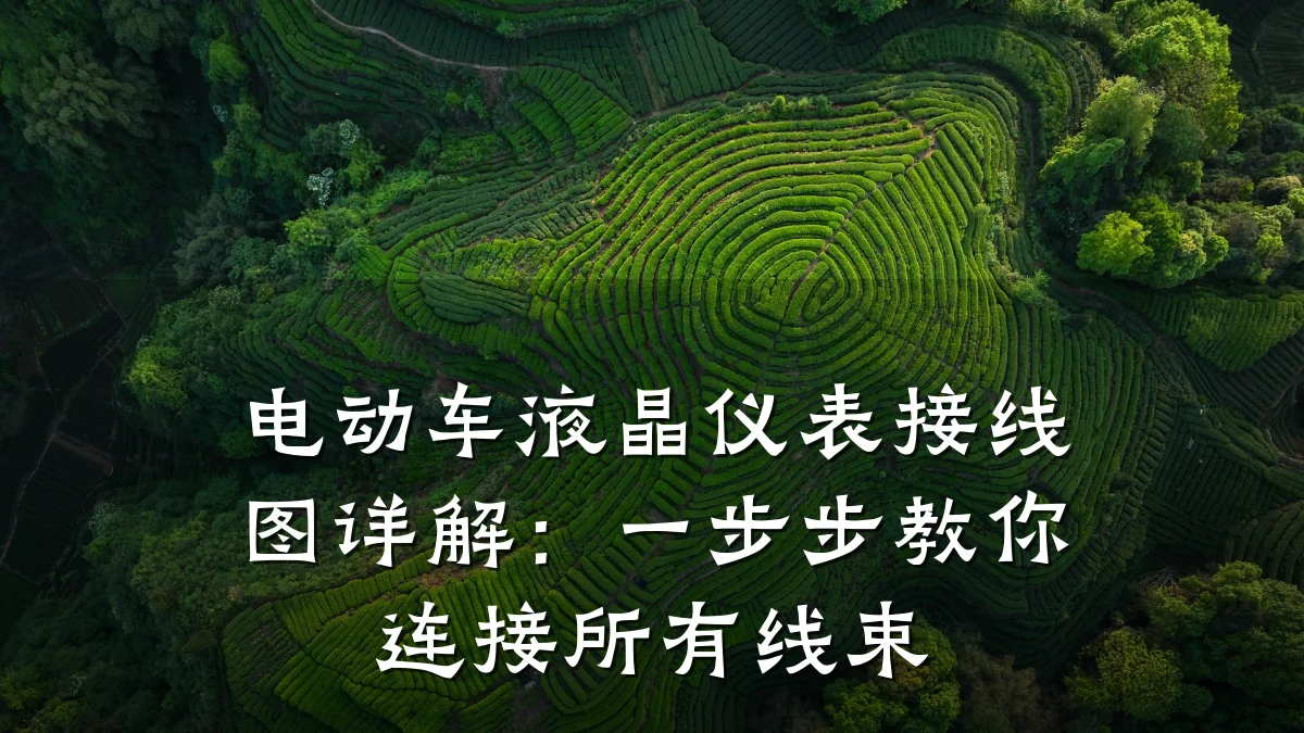 电动车液晶仪表接线图详解：一步步教你连接所有线束