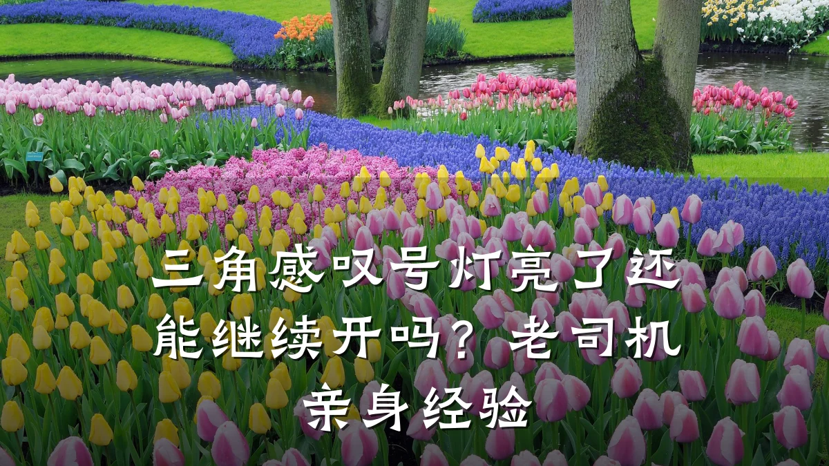 三角感叹号灯亮了还能继续开吗?老司机亲身经验