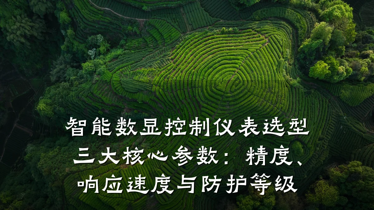 智能数显控制仪表选型三大核心参数:精度、响应速度与防护等级