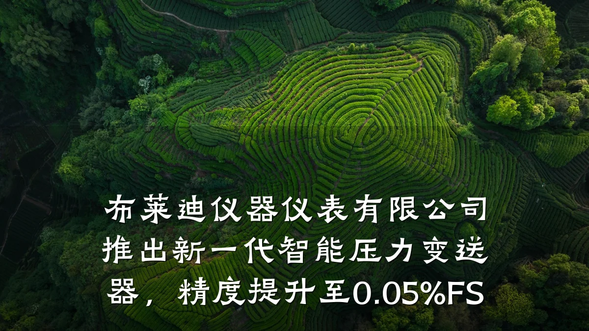 布莱迪仪器仪表有限公司推出新一代智能压力变送器，精度提升至0.05%FS