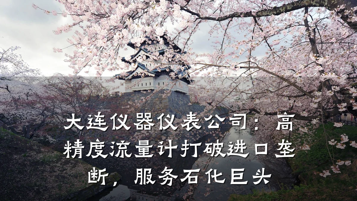 大连仪器仪表公司:高精度流量计打破进口垄断,服务石化巨头