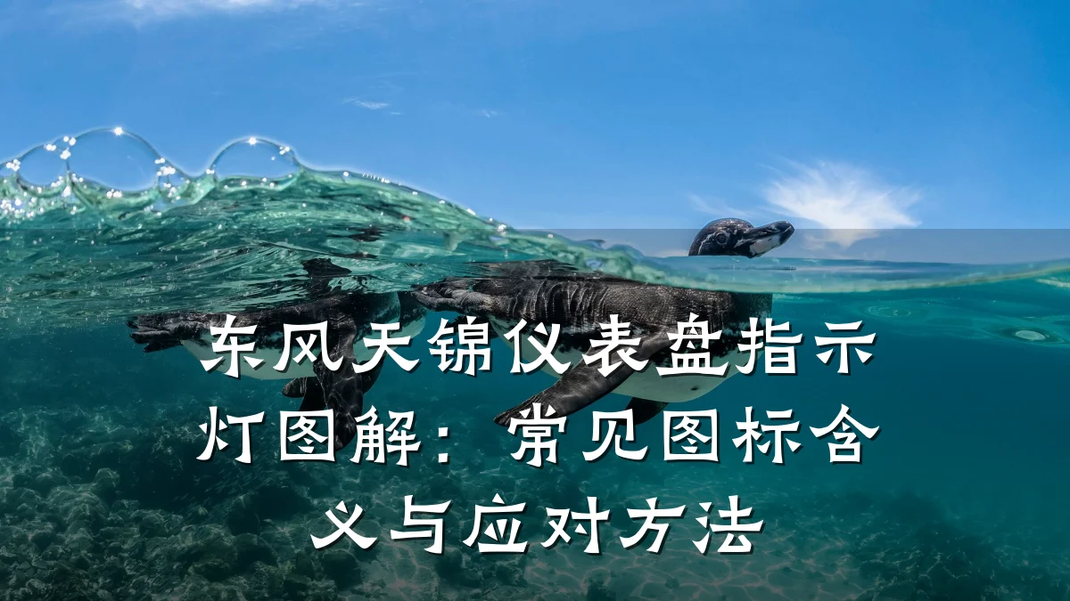 东风天锦仪表盘指示灯图解：常见图标含义与应对方法