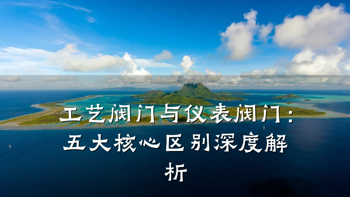 工艺阀门与仪表阀门:五大核心区别深度解析
