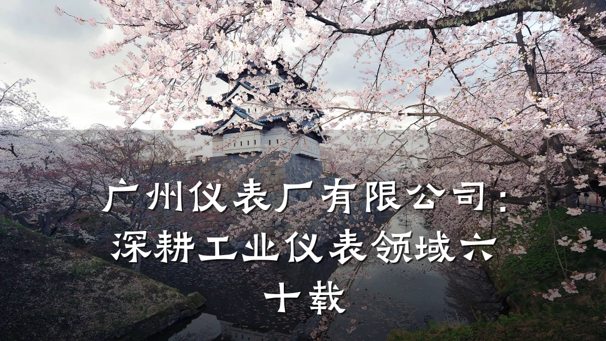 广州仪表厂有限公司:深耕工业仪表领域六十载