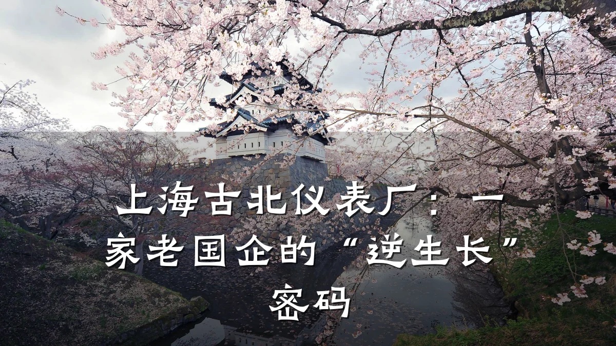 上海古北仪表厂:一家老国企的“逆生长”密码