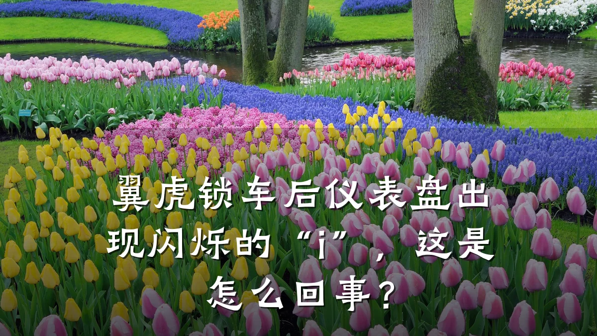 翼虎锁车后仪表盘出现闪烁的“i”,这是怎么回事?